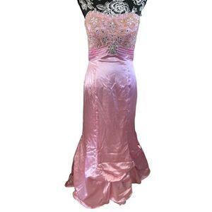Kiss Kiss Formal Corset Style Jeweled Prom Dress Ball Gown Dance
